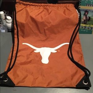 University of Texas drawstring backpack/bag
